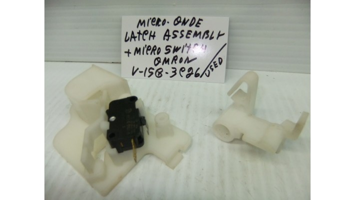 Omron V-15G-3C26 micro switch + latch